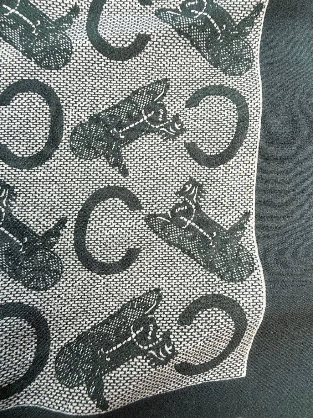 Celine Silk Bandana Scarf Made In Paris Carriage Motif